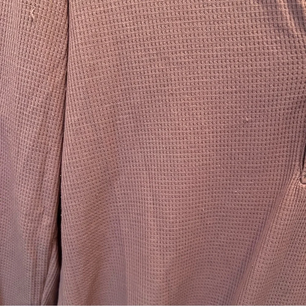 Athleta Wind Down‎ Waffle Knit Pink Top